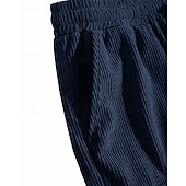 Χαμηλού Κόστους Casual σορτς-Ανδρικά Σορτς φορτίου Καλοκαιρινό σορτς Casual σορτς Κοτλέ Σορτς Ελαστική μέση Κορδόνι Πολλαπλή τσέπη Σκέτο Άνεση Αναπνέει σύντομο ΕΞΩΤΕΡΙΚΟΥ ΧΩΡΟΥ Διακοπές Αθλητισμός Καθημερινό Μαύρο Κίτρινο