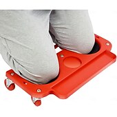 cheap Tool Accessories-Rolling Knee Pads Creeper with Wheels, Rolling Knee Dolly with Foam Cushioned Knee Cups for Auto Repair Flooring Garage Use