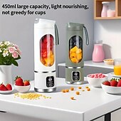 abordables appareils électroménagers-Extracteur de jus à glace pilée rechargeable par USB, portable, pour l&#039;extérieur, avec tasse et 12 couteaux