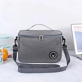 cheap Luggage &amp; Travel Storage-Lunch Bag for Women and Men for Back to School Office Picnic Hiking Beach New Insulated Tote Portable Bento Bag for Work Fresh Keeping Food Container Lunch Box Bag
