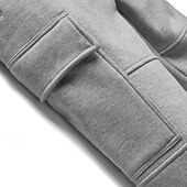 billige Joggebukser-Herre Joggebukser Jogger Bukser Uformelle bukser Lomme Elastisk midje Snorer Ensfarget Komfort Full lengde utendørs Daglig Løp Ferie Enkel Grå Elastisk