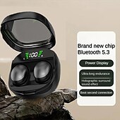 baratos Auscultadores TWS True Wireless-696 MINI01 Fone de ouvido sem fio True TWS No ouvido Bluetooth 5.3 Estéreo O som ao Redor Microfone Embutido para Apple Samsung Huawei Xiaomi MI Treino de Ginástica Esqui Acampar e Caminhar Negócios