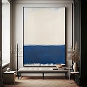 preiswerte Abstrakte Gemälde-handgemachtes modernes abstraktes Gemälde als Wandkunst – handgegossenes Pigmentgemälde, marineblau gerahmt, strukturierte Leinwand, blaues Ölgemälde für zeitgenössische Räume, Leinwandgemälde