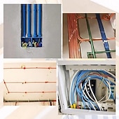abordables Outillage à main-Dispositif universel d&#039;enfilage de fil, outil d&#039;extraction de câble d&#039;électricien, enfileur de fil pour conduits et canaux muraux, guide-fil en acier durable pour l&#039;installation de câbles électriques