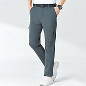 halpa Pohjat-Miesten Reisitaskuhousut Vaellushousut Sadehousut retkeilyyn Fleece-housut Talvi Ulko- Normaali Vedenkestävä Tuulenkestävä Nopea kuivuminen Alaosat Tasku Musta Tumman harmaa Retkeily ja vaellus Juoksu