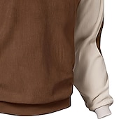 abordables Sudaderas Básicas_-Hombre Sudadera Pana Sudadera Con Capucha Albaricoque Negro Azul Marino Con Capucha Plano Bloque de Color Deporte Diario Ropa de calle Fresco Design Básico Primavera &amp; Otoño Ropa Sudaderas con capucha