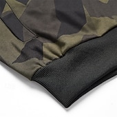 preiswerte Basic-Hoodies für Herren-Herren Kapuzensweatshirt Vollreißverschluss-Kapuzensweatshirt Armeegrün Blau Khaki Mit Kapuze Einfach Tarnung Tasche Sport &amp; Outdoor Lässig Täglich Streetwear Cool Sportbekleidung Frühling &amp; Herbst