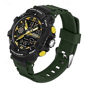 abordables Relojes digitales-SANDA Mujer Hombre Reloj Digital Al Aire Libre Deportes Moda Reloj Casual Luminoso Calendario Fecha Semana IMPERMEABLE Silicona Reloj
