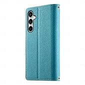 baratos Capa Samsung-telefone Capinha Para Samsung Galaxy S25 S25 Mais S25 Ultra S24 Ultra S24 Plus S24 S24 Ultra Plus A55 A35 A25 A15 5G Capa para Cartão Wallet Suporte para Alianças Proteção de corpo inteiro com cordão