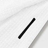 abordables Polo Clásico para Hombre-Hombre Camisetas polo con diseño de gofre Casual Cremallera de un cuarto Manga Larga Moda Cómodo Bloque de color Cerrar Bolsillo Otoño Primavera &amp; Otoño Ajuste regular Blanco Negro Azul Naranja