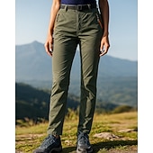 voordelige Bodems-Voor heren Wandelbroek Regenbroek voor wandelen Waterdichte broek Lente Herfst Buiten Normale pasvorm waterdicht Winddicht Kleding Onderlichaam Zak Zwart Leger Groen Kamperen&amp;Wandelen Jagen Reizen S