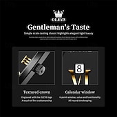 cheap Quartz Watches-A new OLEVS square men's business watch with luminous calendar waterproof casual quartz watch fashionable and trendy men's sports wristwatch