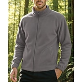 Herren Wanderjacke Wanderfleecejacke Winter Draussen Thermik Oberteil Rot Blau Grün Grau preiswerte Fleece & 3 in 1 Jacken-Herren Wanderjacke Wanderfleecejacke Winter Draussen Thermik Oberteil Rot Blau Grün Grau