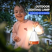 abordables Lampes et abat-jour-Veilleuse RVB moderne avec 7 couleurs réglables, veilleuse décorative portable pour chambre, salon, camping