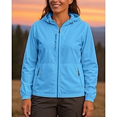 preiswerte Wasserdichte Jacken-Damen Windjacke Wanderjacke Hardshelljacke Außen Sonnenschutz Schnelltrocknend Leicht Atmungsaktiv Wanderoutfits Wanderbekleidung Frühling Herbst Jacke Klettern Camping / Wandern / Höhlenforschung