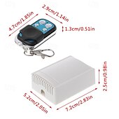 cheap Smart Switch-DC12V 4CH RF Wireless Remote Control Switch/10A Relay Receiver Learning Code ON OFF Switch 433mhz