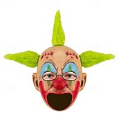 economico Maschera di Halloween &amp; Accessori-Maschera di Halloween, cuffia in lattice, cuffia da clown, maschera sorridente, faccia da fantasma, performance, bar, palla, cosplay, accessorio