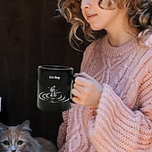 economico Tazze e tazzine-Tazza da caffè divertente, meme &quot;Sto bene annegando&quot;, tazza in ceramica nera da 11 once e 330 ml, sarcastica, regalo per colleghi, amici e adulti.