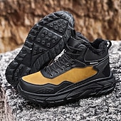 preiswerte Wanderstiefel-wasserdichte Winterwanderstiefel für Herren mit warmem Futter, rutschfeste Outdoor-Schneeschuhe für Trekking und Camping bei kaltem Wetter