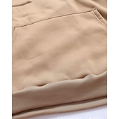 voordelige basic hoodies voor heren-Voor heren Trui met capuchon Hoodie met kwartrits Zwart Wit Wijn Leger Groen Rood Capuchon Effen Zak Kwart ritssluiting Sport &amp; Outdoor Dagelijks Feestdagen Polyester Streetwear Basic Casual Lente