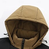 preiswerte Westen-Herren Wanderweste Pufferweste Ärmellos Weste Außen Thermowarm Winter Reißverschluss Tasche Polyester Schwarz Grün Khaki Jagd Angeln Klettern