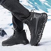 preiswerte Wanderstiefel-wasserdichte Winterwanderstiefel für Herren mit warmem Futter, rutschfeste Outdoor-Schneeschuhe für Trekking und Camping bei kaltem Wetter