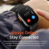 Недорогие Смарт-часы-G300 Умные часы 2.01 дюймовый Смарт Часы Bluetooth Педометр Напоминание о звонке Датчик для отслеживания активности Совместим с Android iOS Мужчины GPS Длительное время ожидания Водонепроницаемый IP68