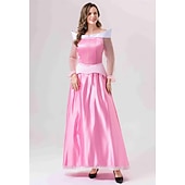 levne Dámské Kostýmy-Spící kráska Pohádka Princeznovské Popelka Šaty Cosplay kostým Plesové šaty Postavy z pohádek cosplay Filmové kostýmy for Dámské Dospělé předvečer Všech svatých Karneval Světový den knihy Výkon