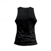 abordables Camisetas sin mangas de gimnasio-Hombre Camiseta sin mangas Chaleco Camisetas Interiores Camisa sin mangas Sin Mangas Cuello redondo Cuchara Verano Color sólido Plano Moda Básico Clásico 4 Piezas Calle Casual Deportes A B C Camiseta