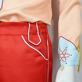 ieftine Costume pentru bărbați-Înapoi în viitor (1985) Marty McFly Bluză / Cămașă Pantaloni Costum de carnaval Costum Cosplay Film Cosplay for Bărbați Adulți Halloween Mascaradă Performanță Petrecere Comic Con