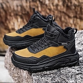 preiswerte Wanderstiefel-wasserdichte Winterwanderstiefel für Herren mit warmem Futter, rutschfeste Outdoor-Schneeschuhe für Trekking und Camping bei kaltem Wetter