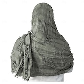 ieftine Cloae și pelerine-Retro / vintage Medieval Renascentist eșarfă Capișon Șaluri Viching Ranger ripped Costume de fancy Bărbați Pentru femei Unisex Viching Halloween Carnaval Petrecere Performanță LARP Adulți Șal