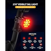 halpa Työvalot-alumiiniset pyöränvalot erittäin kirkkaat, 1000 lumenin pyöränvalot, useita tiloja &amp;kestävä alumiiniseoksesta valmistettu polkupyörän valo, IP65-vedenpitävä &amp;USB-ladattava polkupyörän ajovalo ja