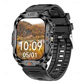 baratos Smartwatch-Relógio inteligente 2,01 polegadas smartwatch fitness relógio de corrida bluetooth pedômetro lembrete de chamada rastreador de atividades compatível com android ios homens longa espera à prova d&#039;água