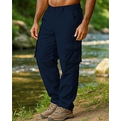 preiswerte Unterteile-Herren Cargohosen Wanderhosen Außen Normale Passform Wasserdicht Winddicht Unterteile Tasche Schwarz Armeegrün Camping / Wandern Laufen S M L XL XXL