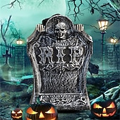 olcso Halloween-halloweeni animált sírkő kellékek világító és hangvezérelt szellem temetődekoráció motoros felkelő kaszás szellem kültéri vagy bárjelenet dekoráció kísértetház