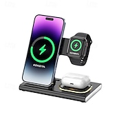 preiswerte bohrer zubehör-Faltbare 3-in-1-Ladestation für Apple-Produkte, schneller kabelloser Reise-Dock-Adapter für iPhone 16/15/14/13/12/11/x/xs, für iWatch 10/9/8/7/ultra2/ultra/se, für Airpods 4/3/2/pro/2