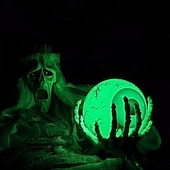 levne Halloween venku-1 ks halloween 40/60cm nafukovací vzduchový model rgb oční dekorační lampa vnitřní a venkovní nádvoří zahradní párty hororová a podivná atmosféra dekorační světla