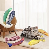 お買い得  猫用おもちゃ-3個の噛むおもちゃ、インタラクティブなおもちゃ、キャットニップおもちゃ、耐久性のあるペットの運動、圧力を解放するペットのトレーニング、歯が生えるロープおもちゃ、猫の屋内屋外のペットの遊び用