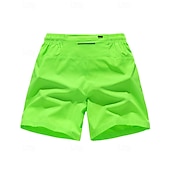 preiswerte Laufshorts-Herren Laufshorts Trainingsshorts Reißverschlusstasche Hohe Taille Unterteile Athleisure Fitnessstudio Trainieren Schnelltrocknend Atmungsaktiv Fitnesstraining Outdoor Laufen Normale Passform