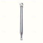 baratos Até 30 $-Soprador de fogo telescópico de 1 peça - design ultraportátil e compacto, comprimento telescópico ajustável, construção durável em aço inoxidável - perfeito para aventuras ao ar livre, piqueniques e