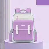 billiga Barn- och tonårryggsäckar-Barn Pojkar Flickor ryggsäck Skolväska Funktionell ryggsäck Skolryggsäck bokväska Skola Polyester Justerbara Stor kapacitet Vattentät Dragkedja Rodnande Rosa Blå Purpur