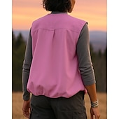 baratos Coletes-Mulheres Colete de Trilha Colete de carga Primavera Outono Ao ar livre Leve Respirável Colete Caça Pesca Alpinismo Preto Rosa claro Verde Tropa Azul Marinho Cáqui