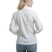 levne Topy-Retro Rokoko Středověké Halenka / košile Volánkový rukáv Princeznovské Upír Královna Krajka Mašle Jednobarevné Maškarní kostým Dámské Pirát Královský Steampunk Plesová maškaráda Běžné / Denní Dospělé