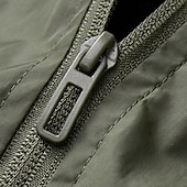 billiga Vattentäta jackor-Herr Utomhusjacka Vandringsjacka Regnjacka Utomhus Vattentät Solskydd Vindtät Lättvikt Vandringskläder Vandringskläder Vår Höst Överdelar Camping / vandring / grottforskning Resa Mörkgrå Svart