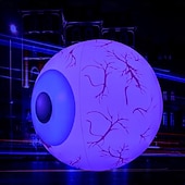 levne Halloween venku-1 ks halloween 40/60cm nafukovací vzduchový model rgb oční dekorační lampa vnitřní a venkovní nádvoří zahradní párty hororová a podivná atmosféra dekorační světla