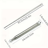 baratos Até 30 $-Soprador de fogo telescópico de 1 peça - design ultraportátil e compacto, comprimento telescópico ajustável, construção durável em aço inoxidável - perfeito para aventuras ao ar livre, piqueniques e