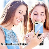 levne Pouzdra pro Samsung-telefon Carcasă Pro Samsung Galaxy Z Flip 7 Z Flip 6 Z Flip 5 Z Flip 4 Z Flip 3 Zadní kryt Prstencová spona Nárazuvzdorné Retro TPU PU kůže