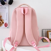 cheap Kids &amp; Teen Backpacks-Tween Girls Korean Style Backpack Set Cute Aesthetic School Bag with Tote Bag &amp; Pencil Case, Lightweight Large Capacity Bookbag for Middle School &amp; Travel