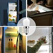 رخيصةأون لمبة شكل أنبوب LED-10 قطع 2 واط e14 led لمبة ثلاجة لمبة ذرة ثلاجة تيار متردد 220 فولت led مصباح أبيض/أبيض دافئ smd2835 استبدال ضوء الهالوجين